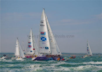 Photos of Boats - Oil Painting