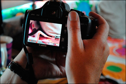 dslr camera with slow motion video